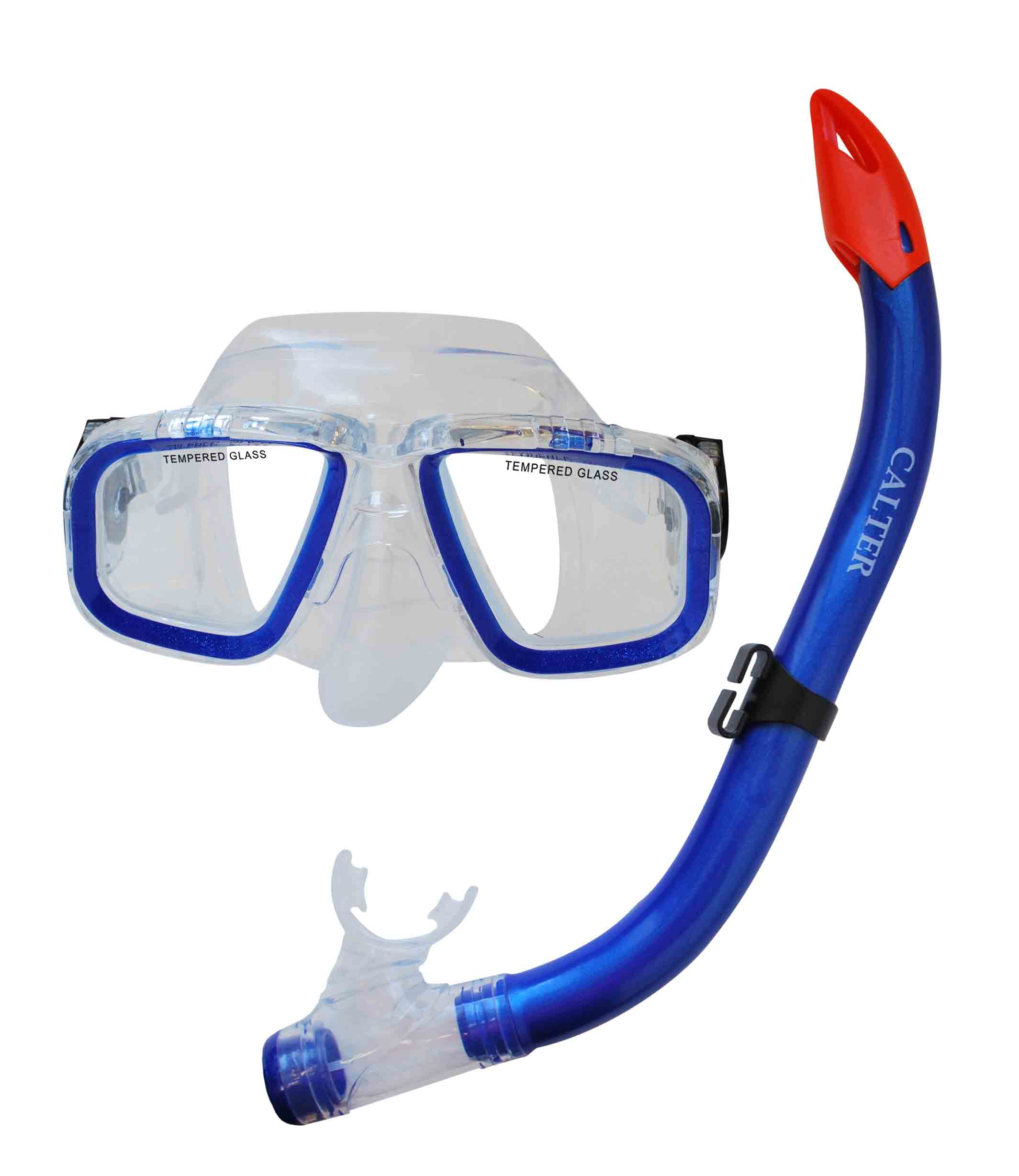 Potápačský set CALTER JUNIOR S9301+M229 P+S, modrý
