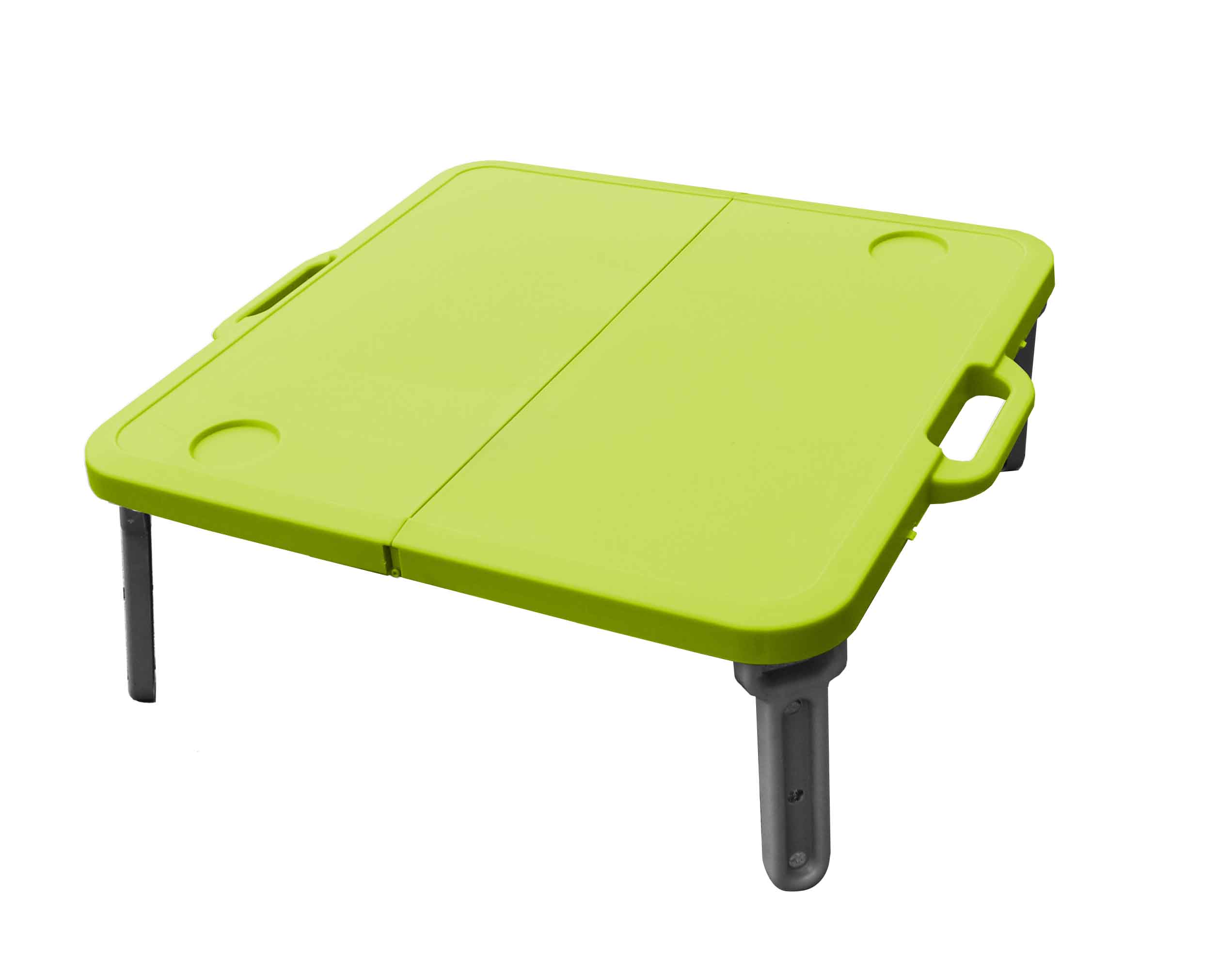 Skladací stolík k lehátku, zelený
